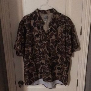 Drake Wingshooters Shirt (Old School Camo) Size XXL